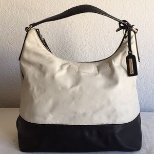 Banana republic color block leather hobo bag